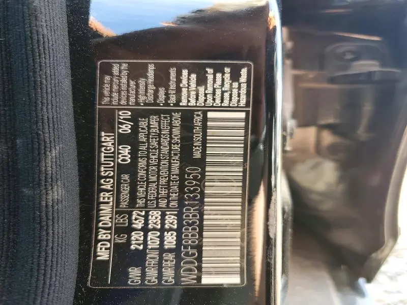 2011 MERCEDES-BENZ 300C   