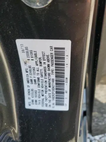 2013 HONDA ACCORD LX  
