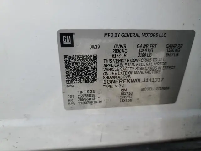 2020 CHEVROLET TRAVERSE LS  