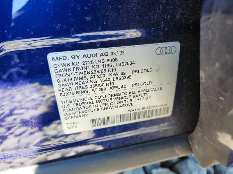 2023 AUDI Q4 E-TRON PREMIUM  
