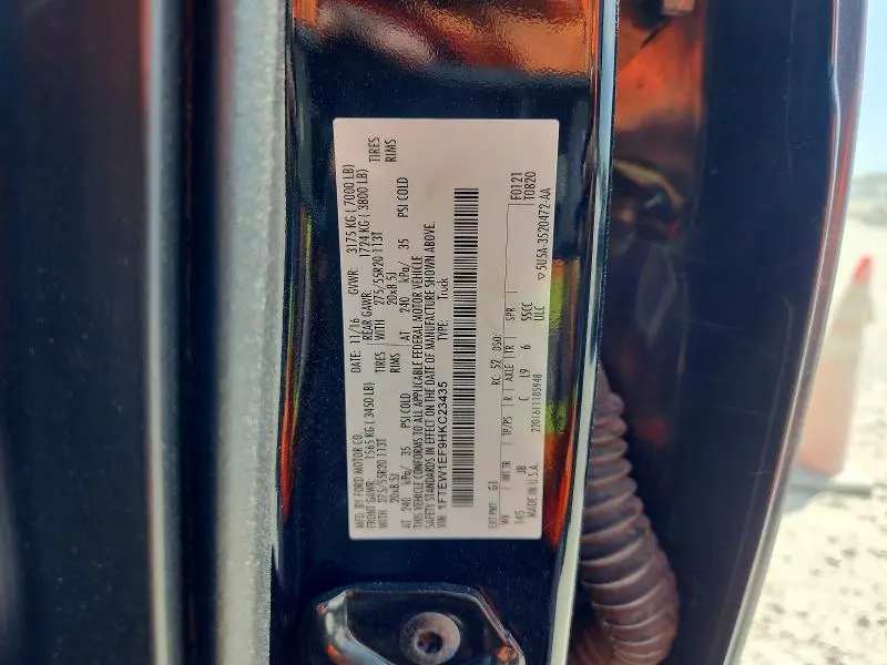 2017 FORD F150 SUPERCREW  