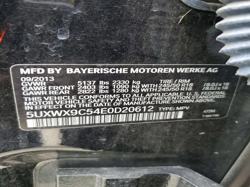 2014 BMW X3 XDRIVE28I  