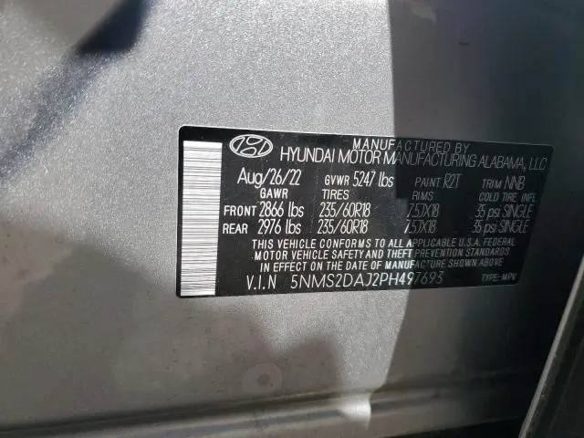 2023 HYUNDAI SANTA FE SEL  