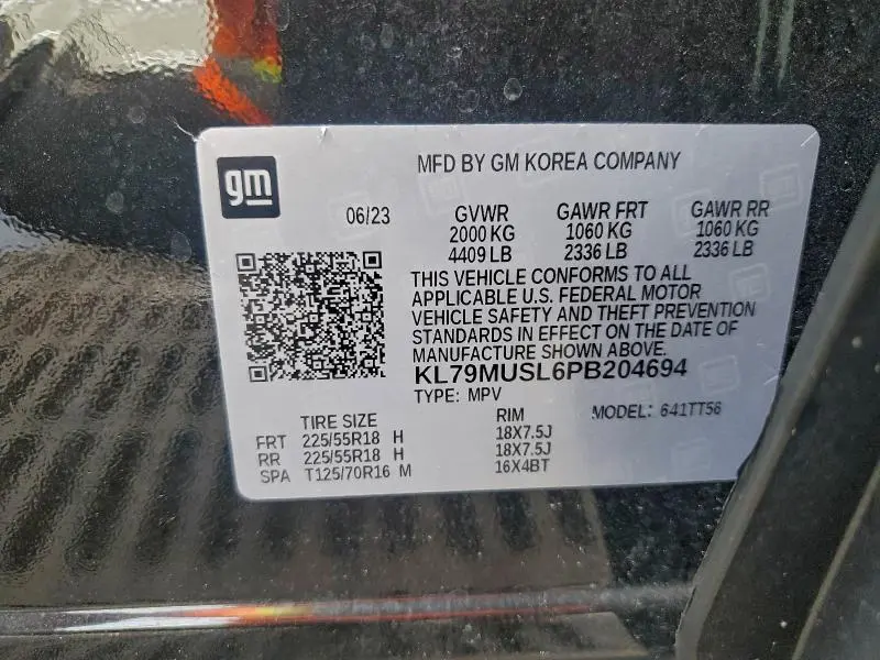 2023 CHEVROLET TRAILBLAZER RS  