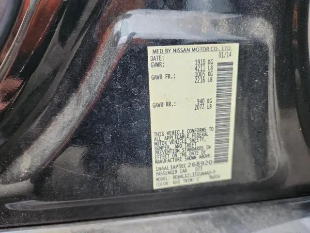 2014 NISSAN ALTIMA 2.5  