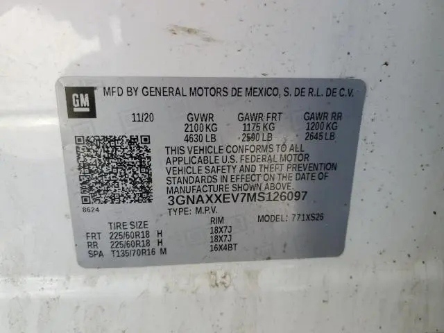2021 CHEVROLET EQUINOX PREMIER  