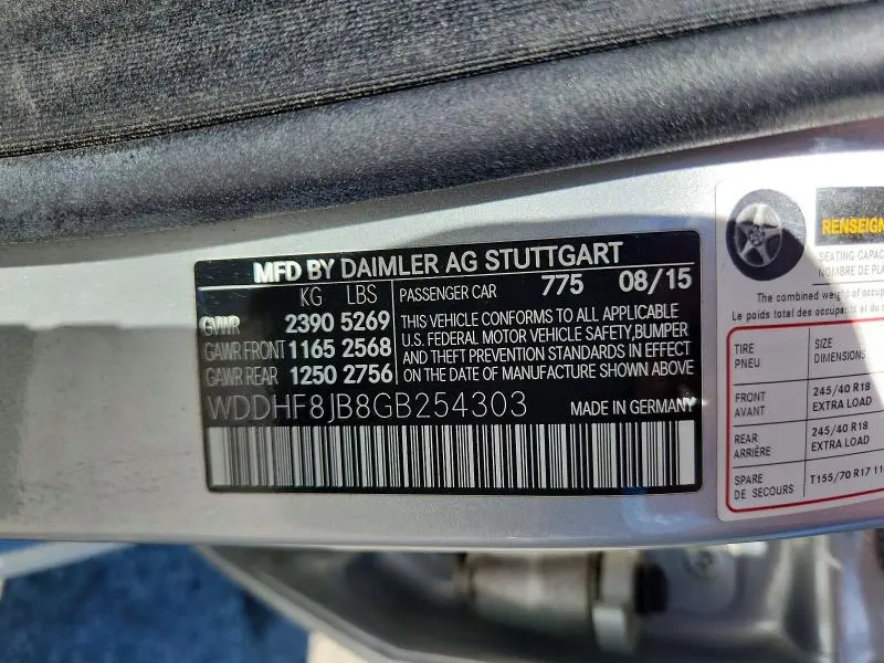 2016 MERCEDES-BENZ E 350 4MATIC  