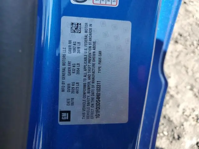 2017 CHEVROLET CAMARO LT  