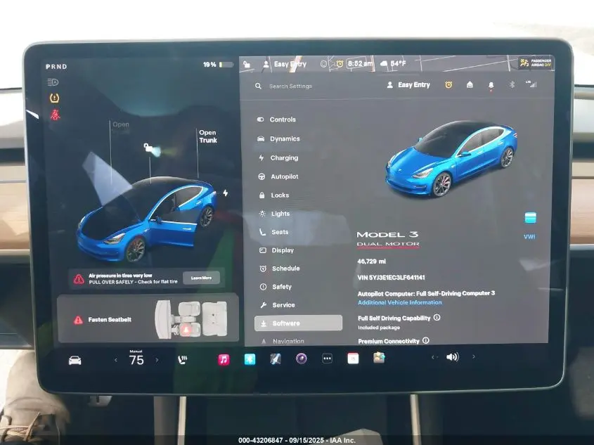 2020 TESLA MODEL 3 PERFORMANCE DUAL MOTOR ALL-WHEEL DRIVE
