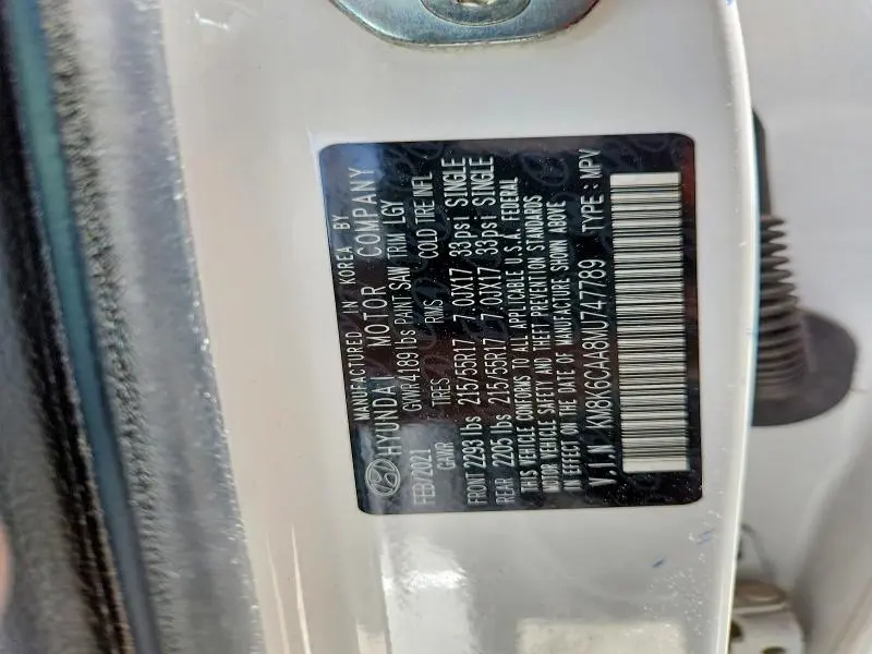 2021 HYUNDAI KONA SEL PLUS  