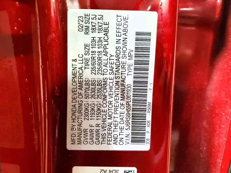 2023 HONDA CR-V SPORT  