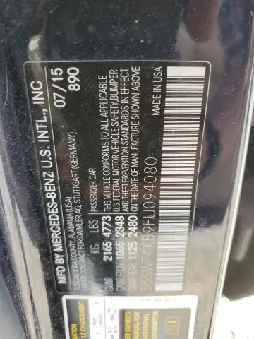 2015 MERCEDES-BENZ C 300 4MATIC  