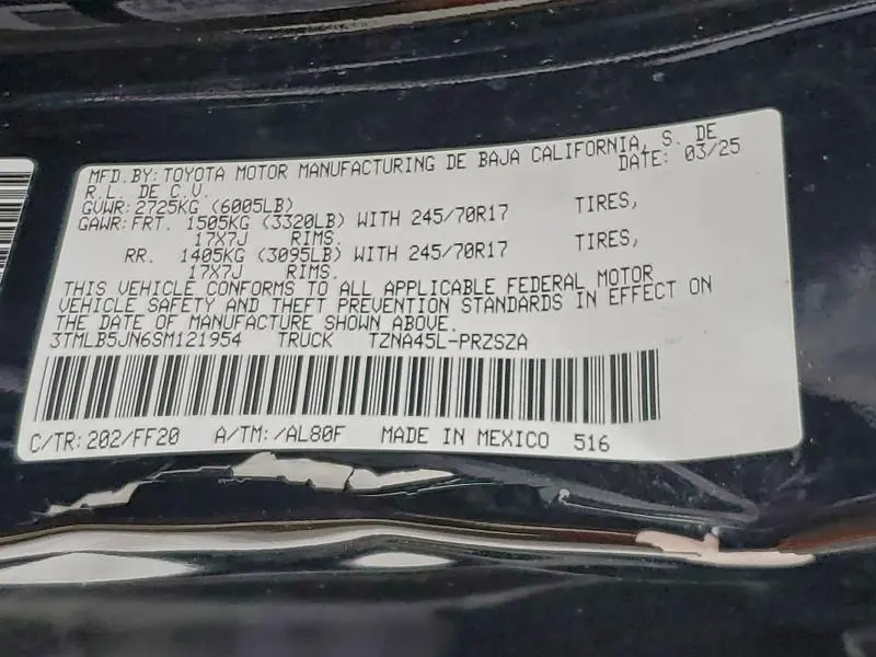 2025 TOYOTA TACOMA DOUBLE CAB  