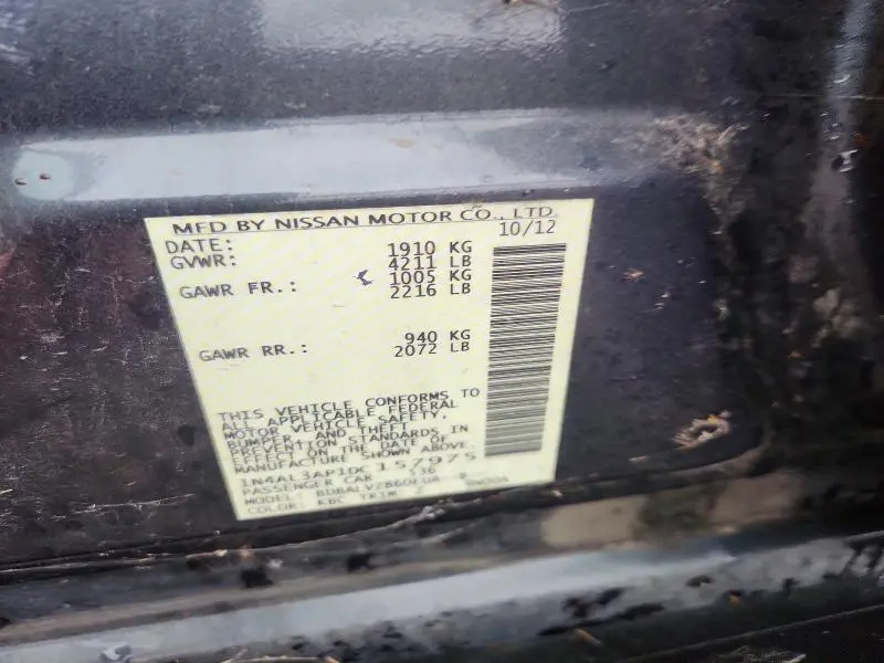 2013 NISSAN ALTIMA 2.5  