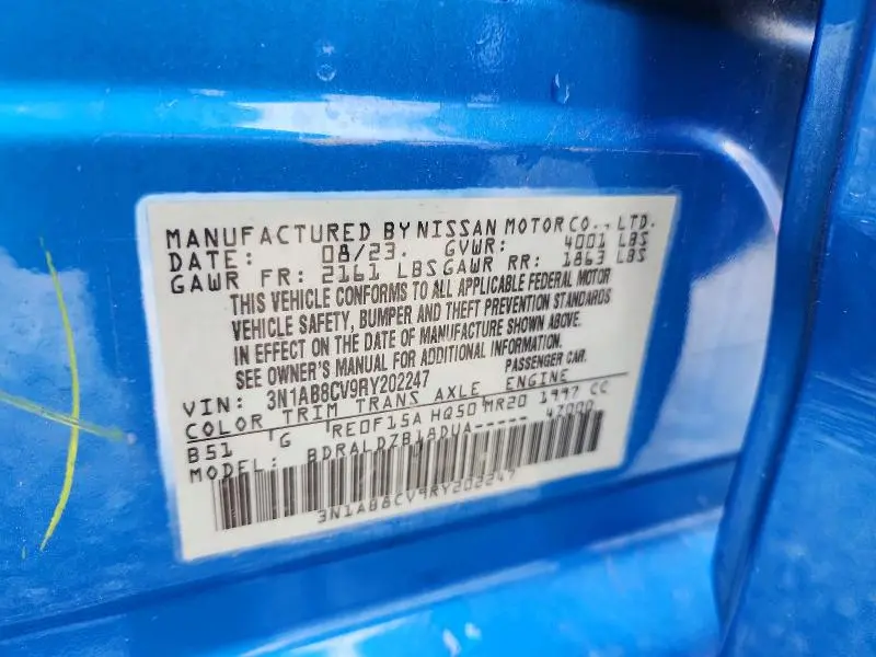 2024 NISSAN SENTRA SV  