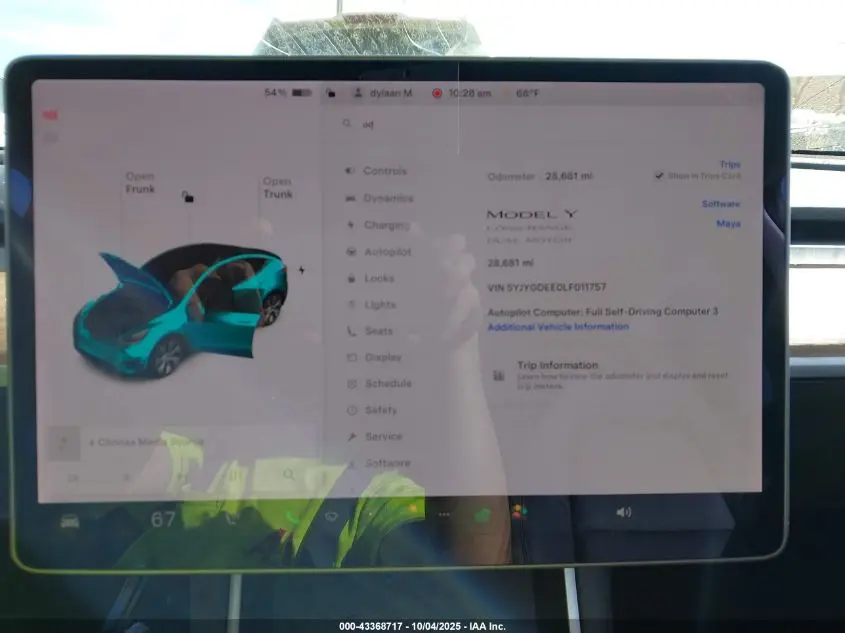 2020 TESLA MODEL Y LONG RANGE DUAL MOTOR ALL-WHEEL DRIVE