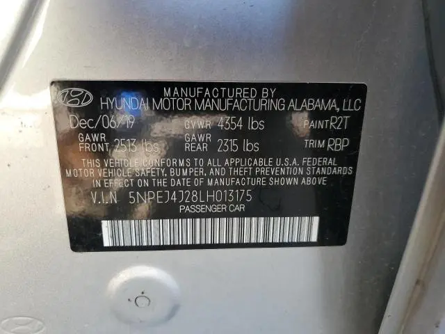 2020 HYUNDAI SONATA SEL PLUS  