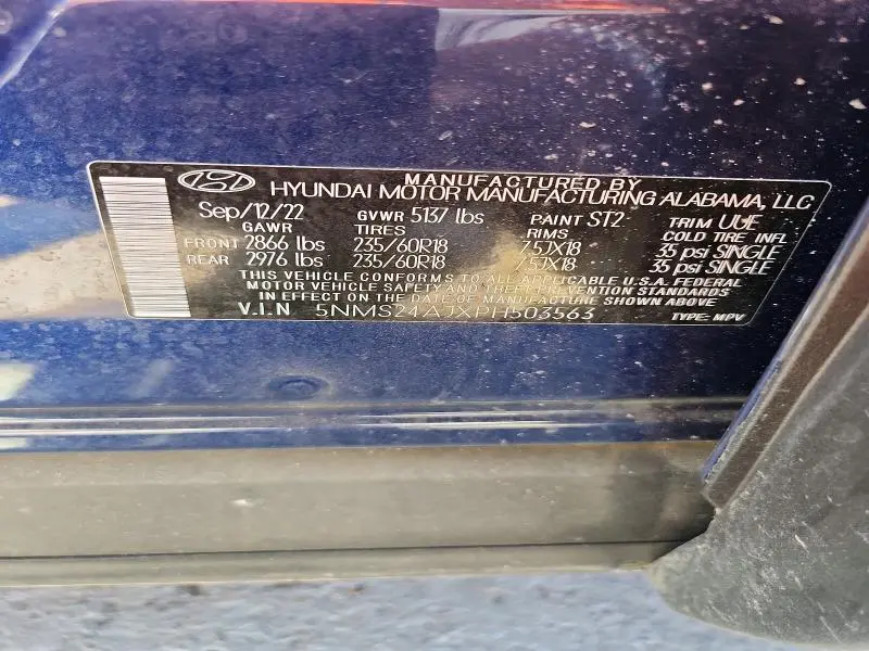 2023 HYUNDAI SANTA FE SEL  
