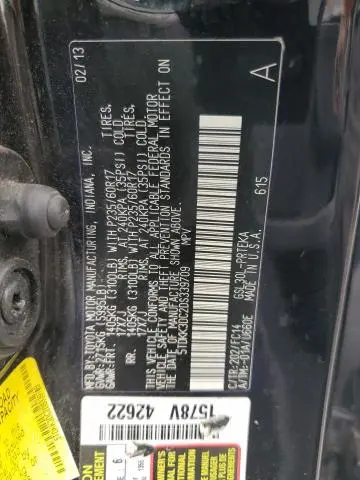 2013 TOYOTA SIENNA LE  