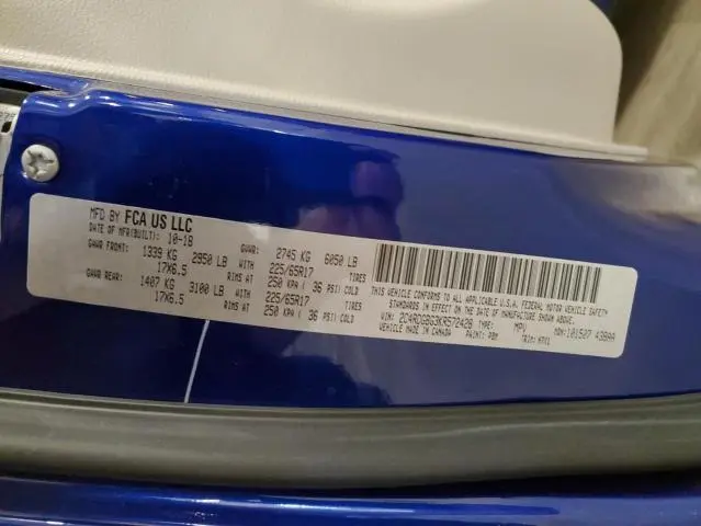 2019 DODGE GRAND CARAVAN SE  