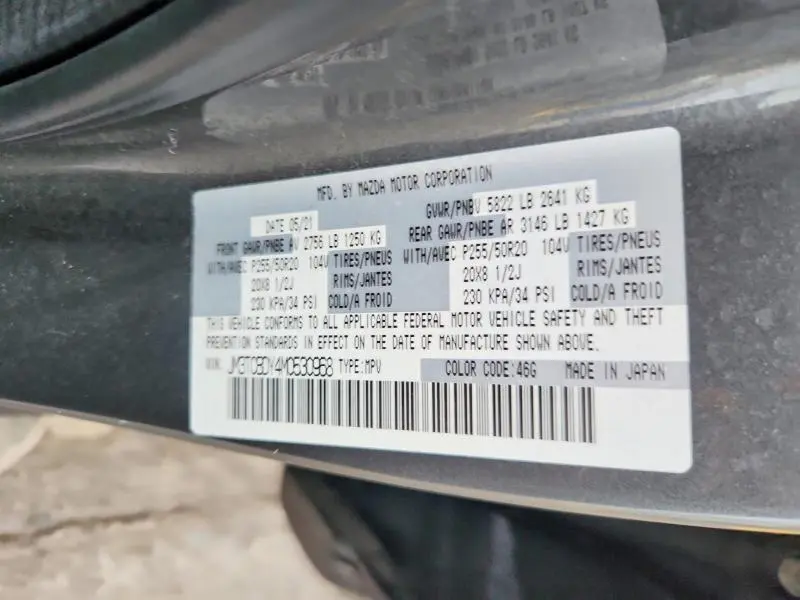 2021 MAZDA CX-9 GRAND TOURING  