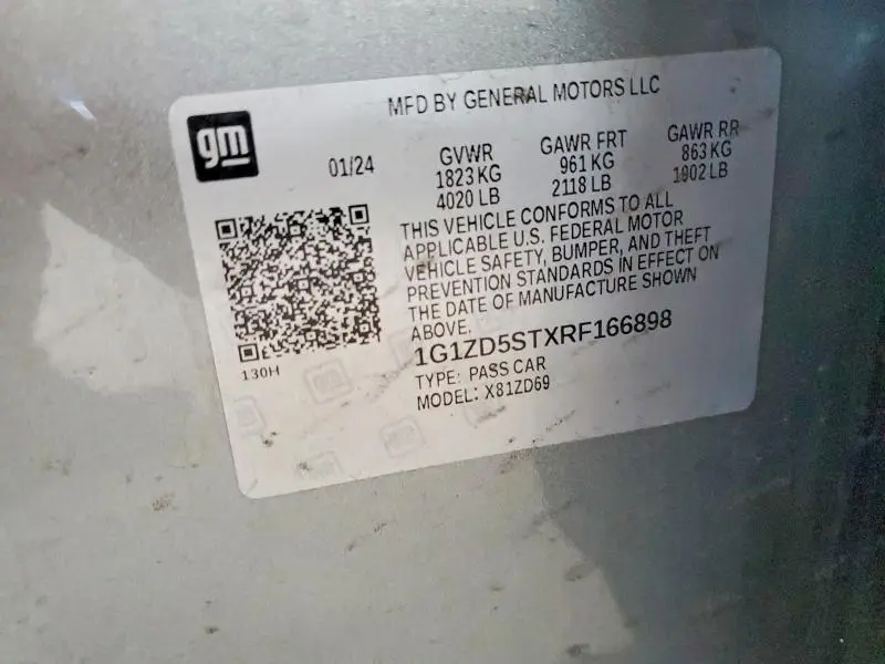 2024 CHEVROLET MALIBU LT  
