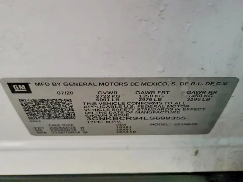 2020 CHEVROLET BLAZER 2LT  