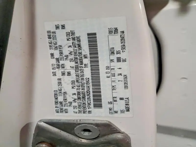 2013 FORD ESCAPE TITANIUM  