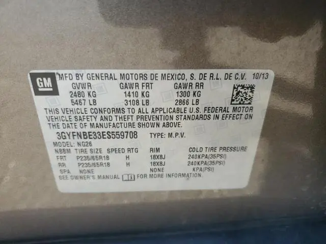 2014 CADILLAC SRX LUXURY COLLECTION  