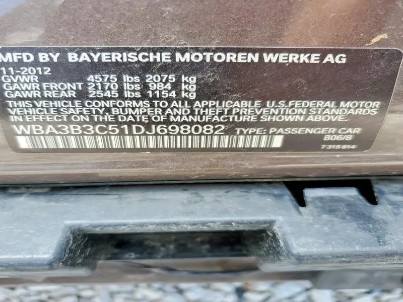 2013 BMW 328 XI  