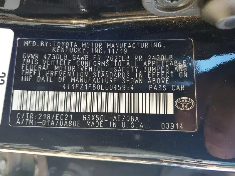 2020 TOYOTA AVALON TRD  