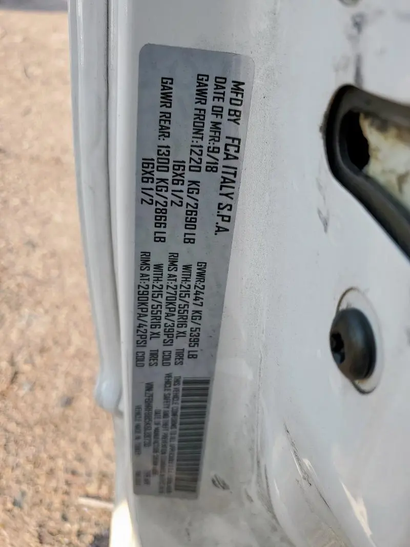 2019 RAM PROMASTER CITY SLT  