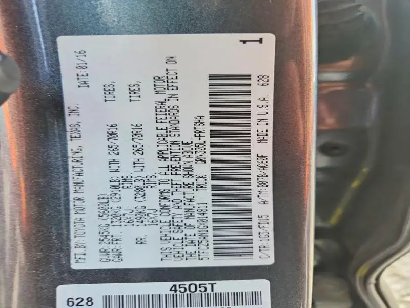 2016 TOYOTA TACOMA TRD OFF-ROAD  