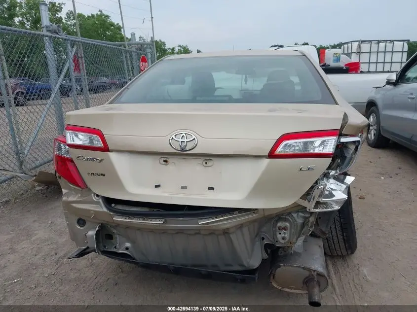 2012 TOYOTA CAMRY LE