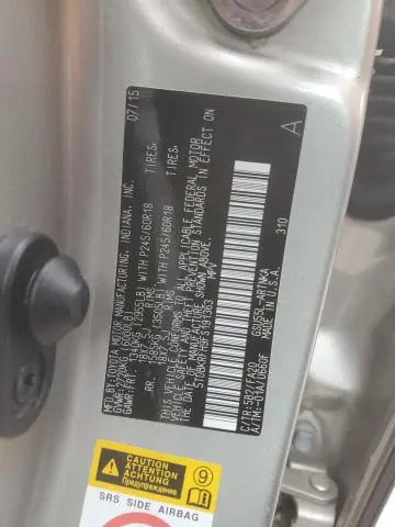 2015 TOYOTA HIGHLANDER LE  