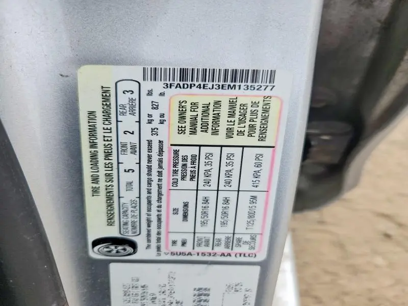 2014 FORD FIESTA SE  