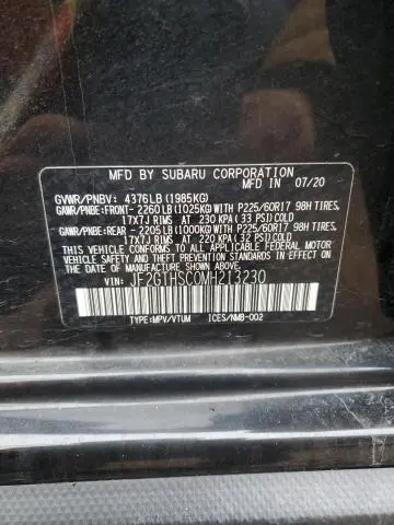 2021 SUBARU CROSSTREK SPORT