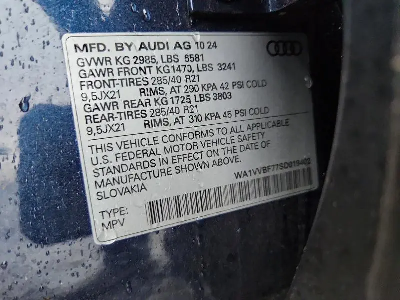 2025 AUDI Q7 PRESTIGE  