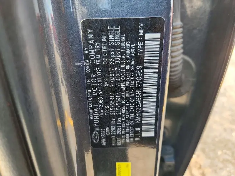 2022 HYUNDAI KONA SEL  