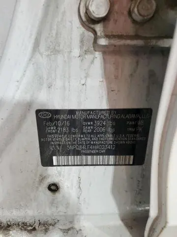 2017 HYUNDAI ELANTRA SE  