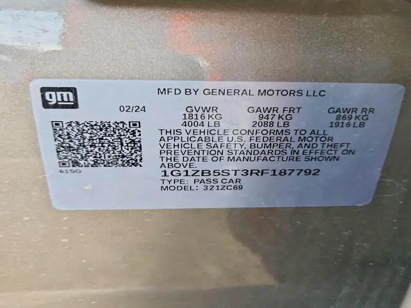 2024 CHEVROLET MALIBU LS  