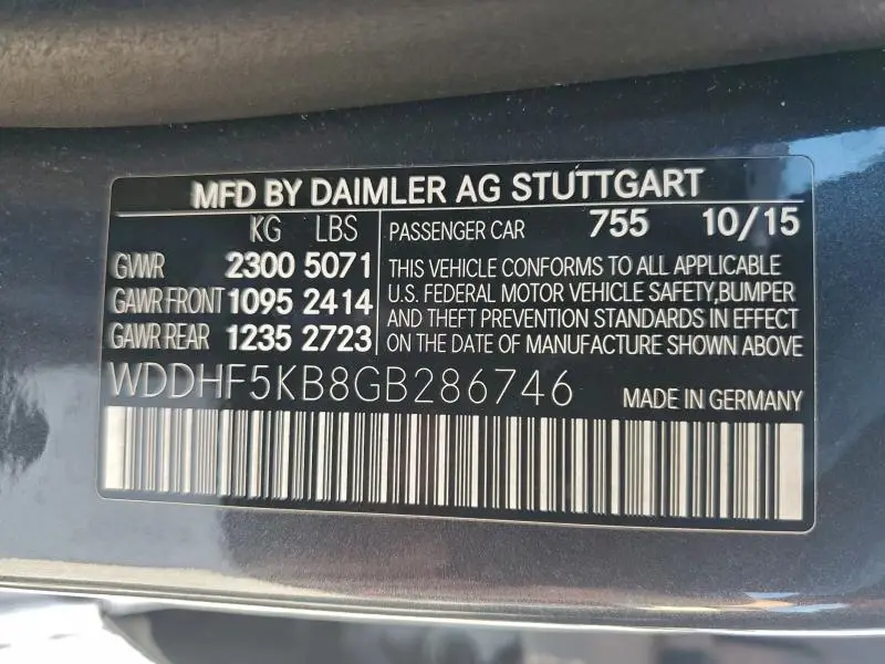 2016 MERCEDES-BENZ E 350  