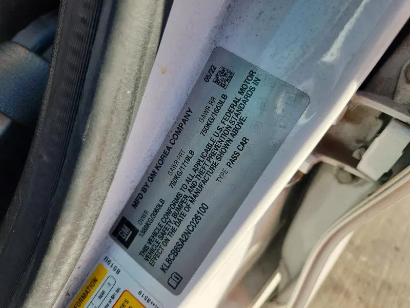 2022 CHEVROLET SPARK LS  