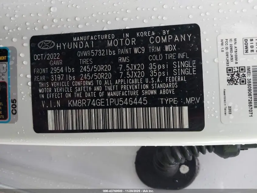 2023 HYUNDAI PALISADE CALLIGRAPHY