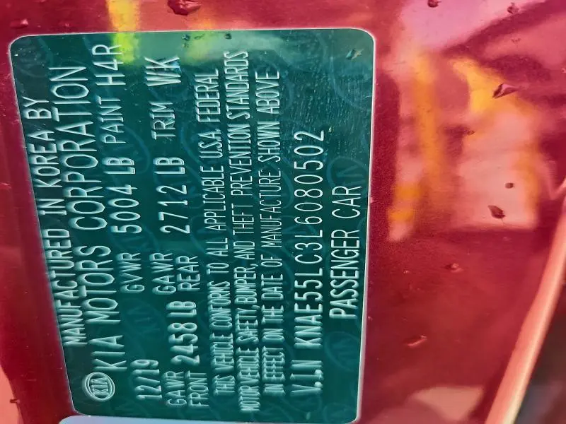 2020 KIA STINGER GT2  