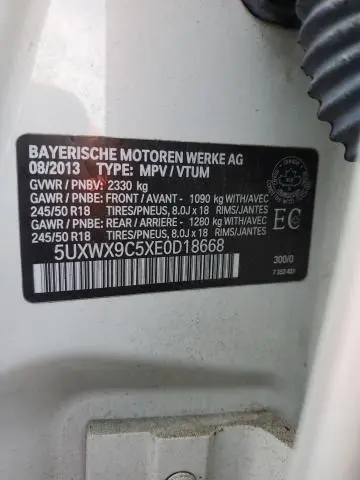 2014 BMW X3 XDRIVE28I  