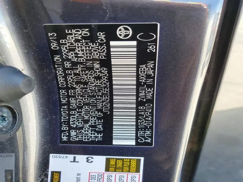 2014 TOYOTA PRIUS V FIVE  