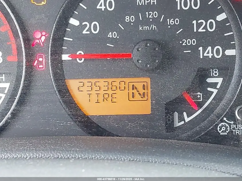 2012 NISSAN FRONTIER SV