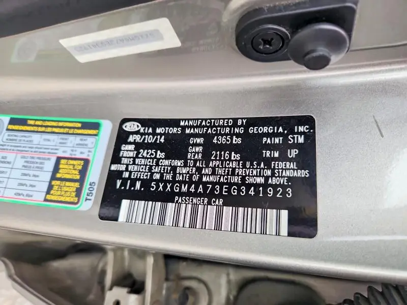 2014 KIA OPTIMA LX  
