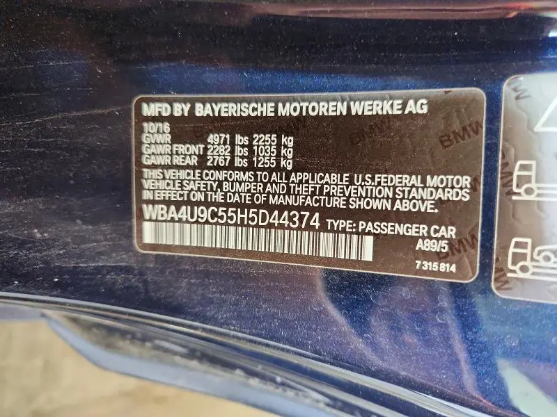 2017 BMW 430XI   